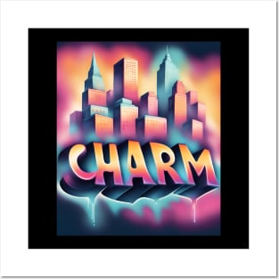 COLORFUL CHARM CITY DESIGN Posters and Art